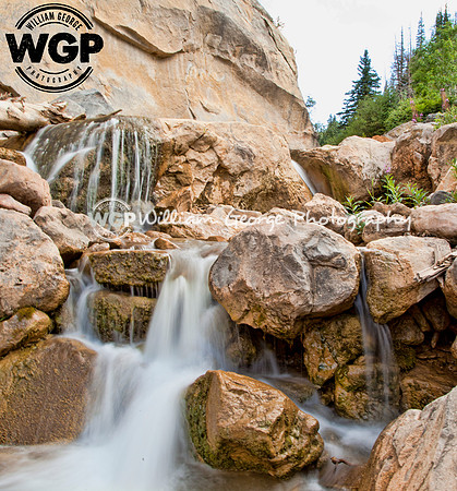Red Rock Cascading Waterfall