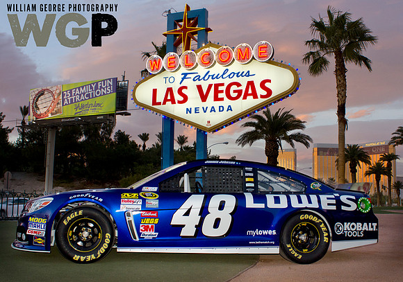 NASCAR & Las Vegas Sign